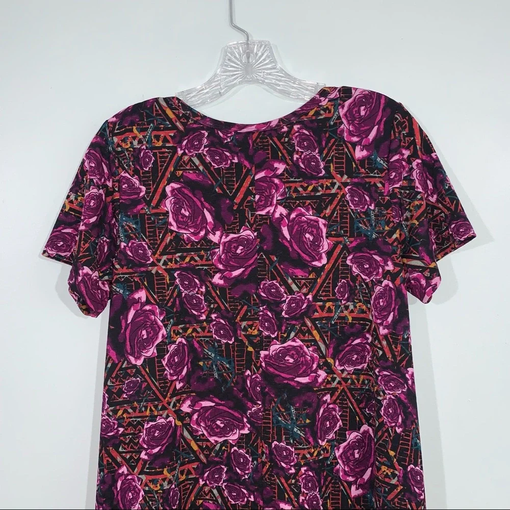 LuLaRoe size Small high low hem short sleeve dress - Picture 7 of 8
